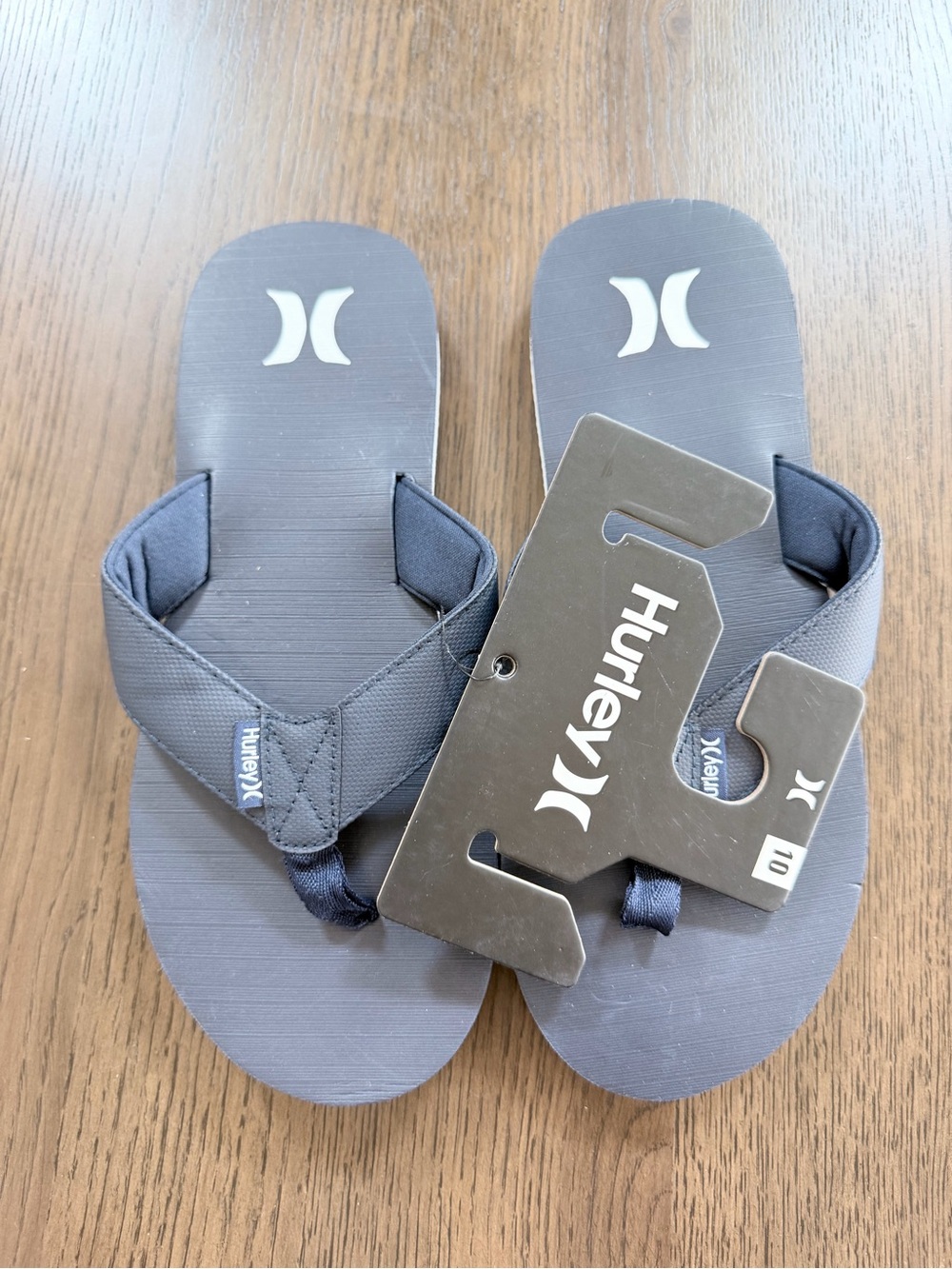 NWT Men’s 10 Hurley Navy Blue Flip Flop Sandals